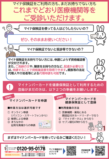 マイナ保険証周知リーフレット2