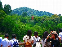 清水の舞台から見る景色の画像