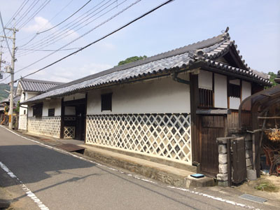 金田家地士の門長屋