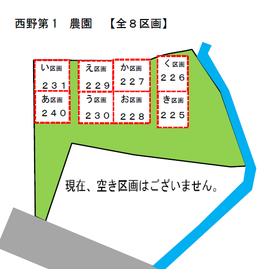 西野第１区画図