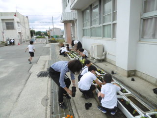 中央のうつむき加減は宇田先生