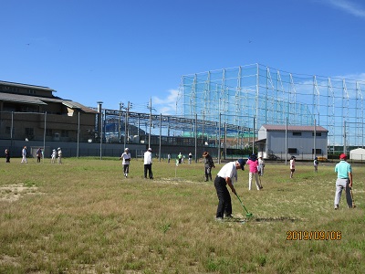 山崎楽生会グラウンドゴルフ写真1