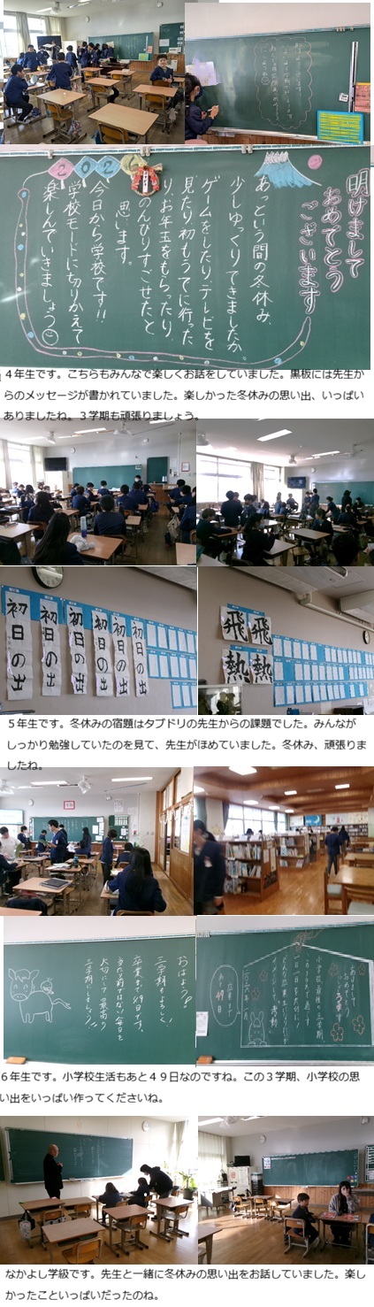 1月7日(水曜日)3学期始業式の画像2