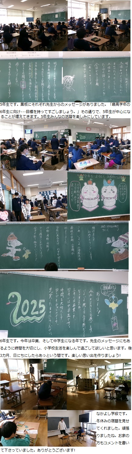 1月7日(火曜日)3学期始業式の画像3