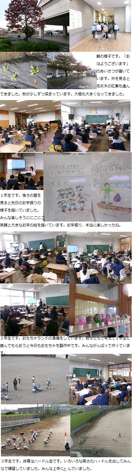 11月11日(月曜日)通常授業の画像1