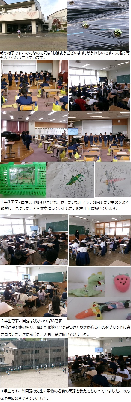 11月1日（金曜日）通常授業の画像1