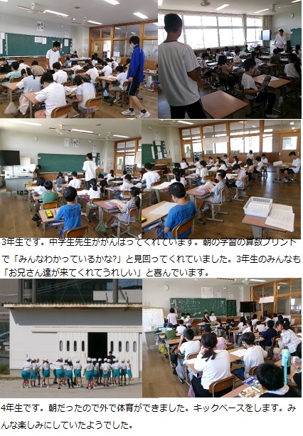 9月5日(木曜日)中学生職場体験2日目・夏休み工作作品展の画像2