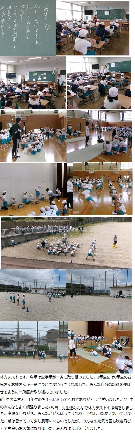 5月9日（木曜日）体力テストの画像2