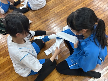 7月15日(火曜日)　3年生　防災訓練をしましたの画像1