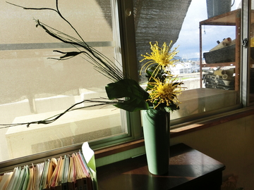 今日の生け花（11月18日）の画像