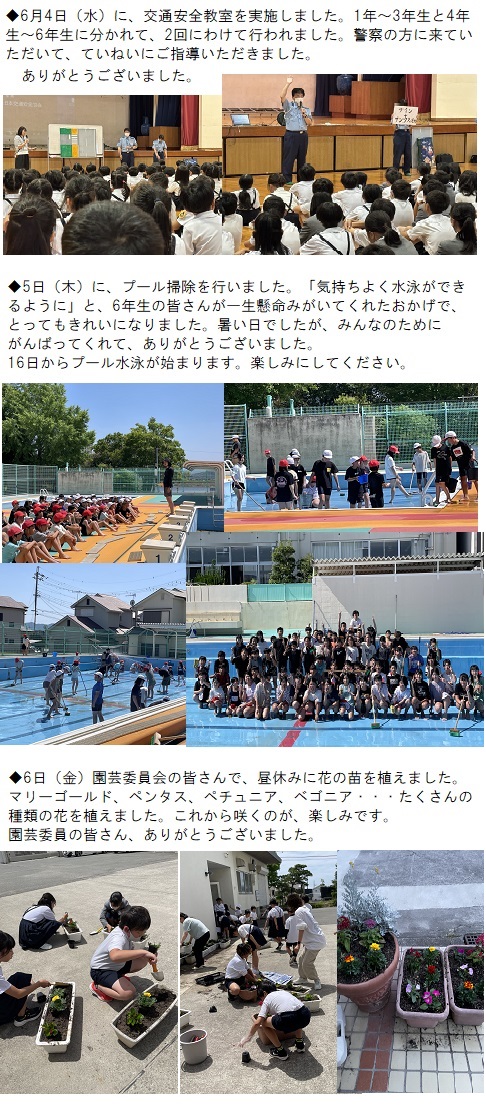 今週のトピックス　6月2日（月曜日）～　6月6日（金曜日）の画像