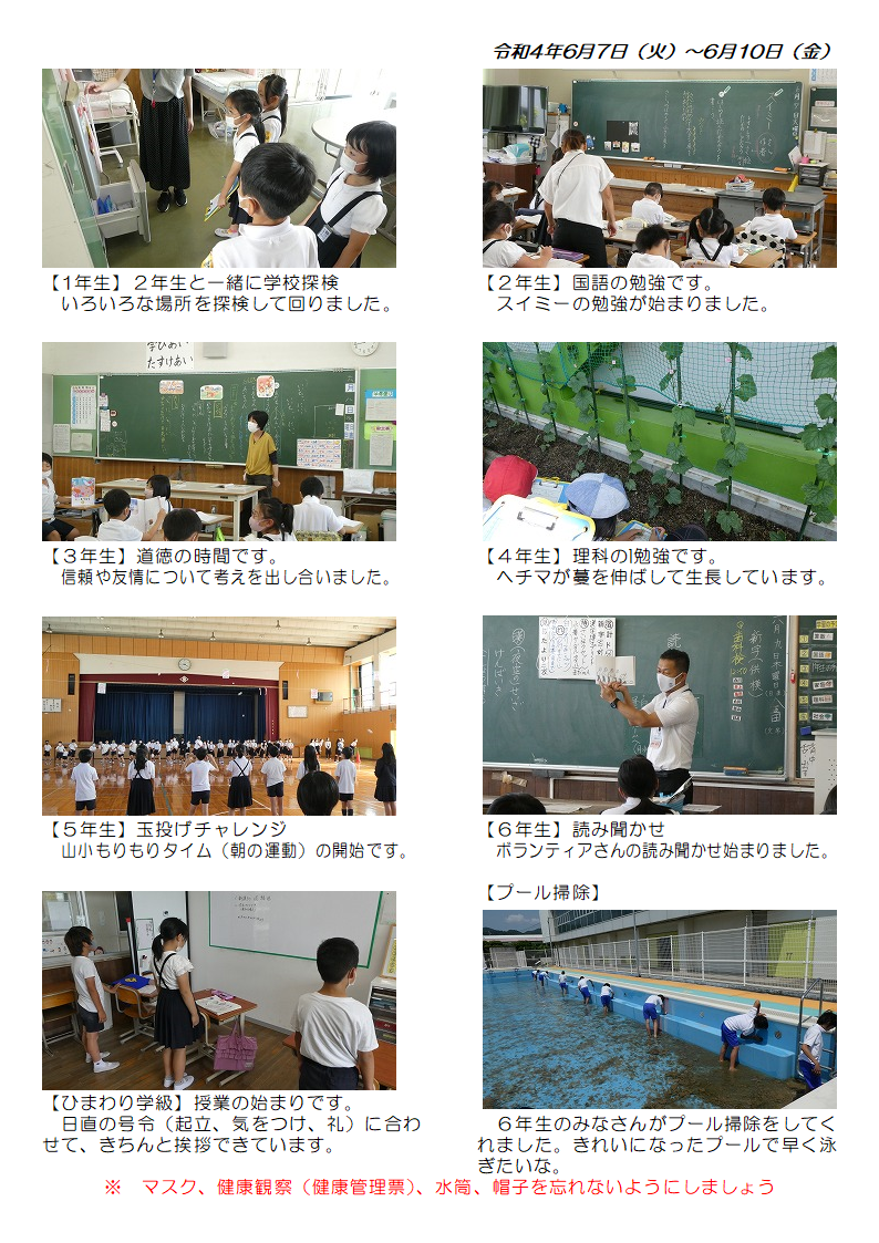 6月7日（火曜日）～10日（金曜日）の画像