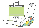紙袋・包装紙の画像