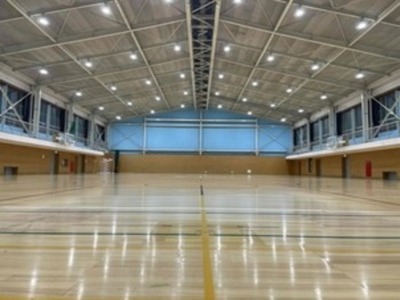 岩出市立体育館の照明がLED照明になりましたの画像