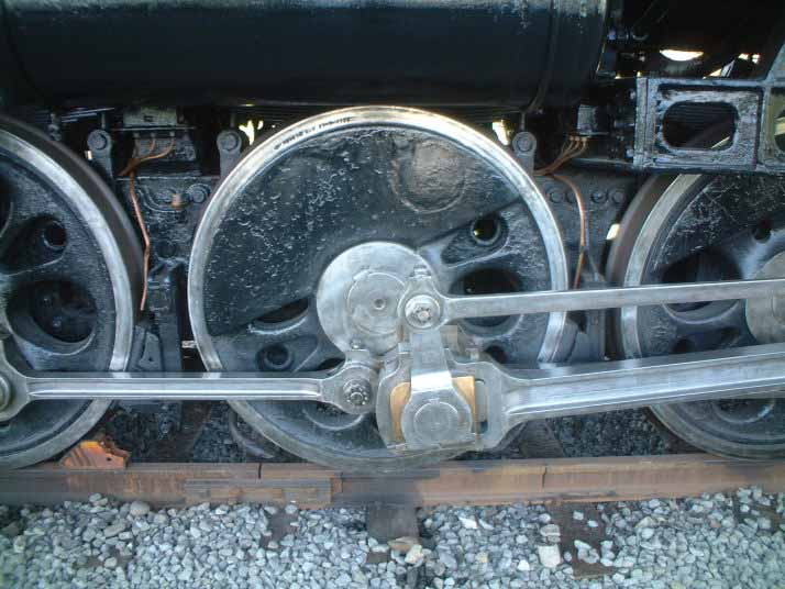 動輪と主軸棒の画像