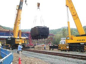 まずは炭水車から設置の画像2